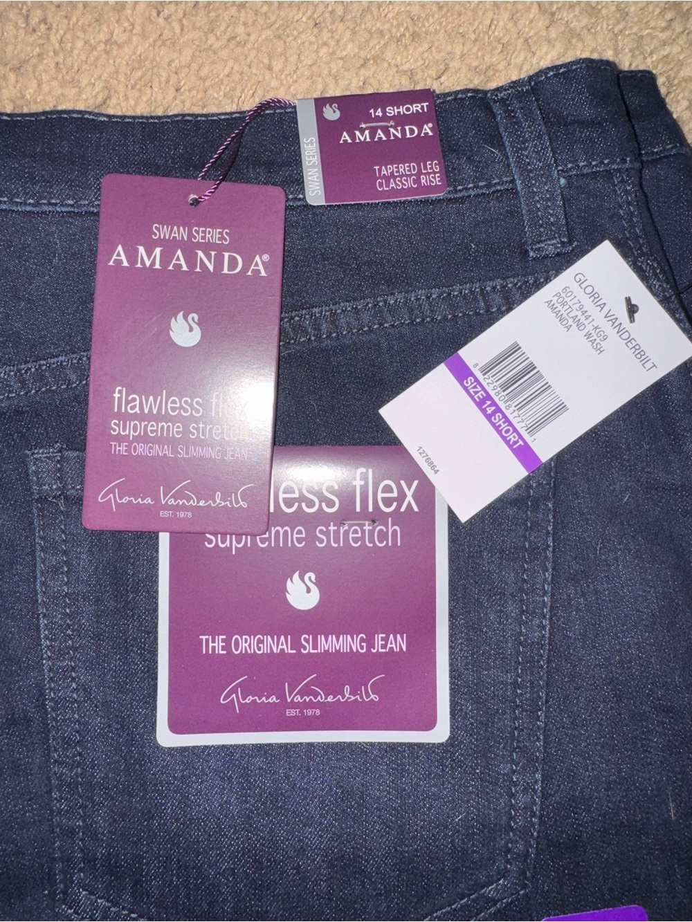 Gloria Vanderbilt Women’s Jeans - Dark Blue
